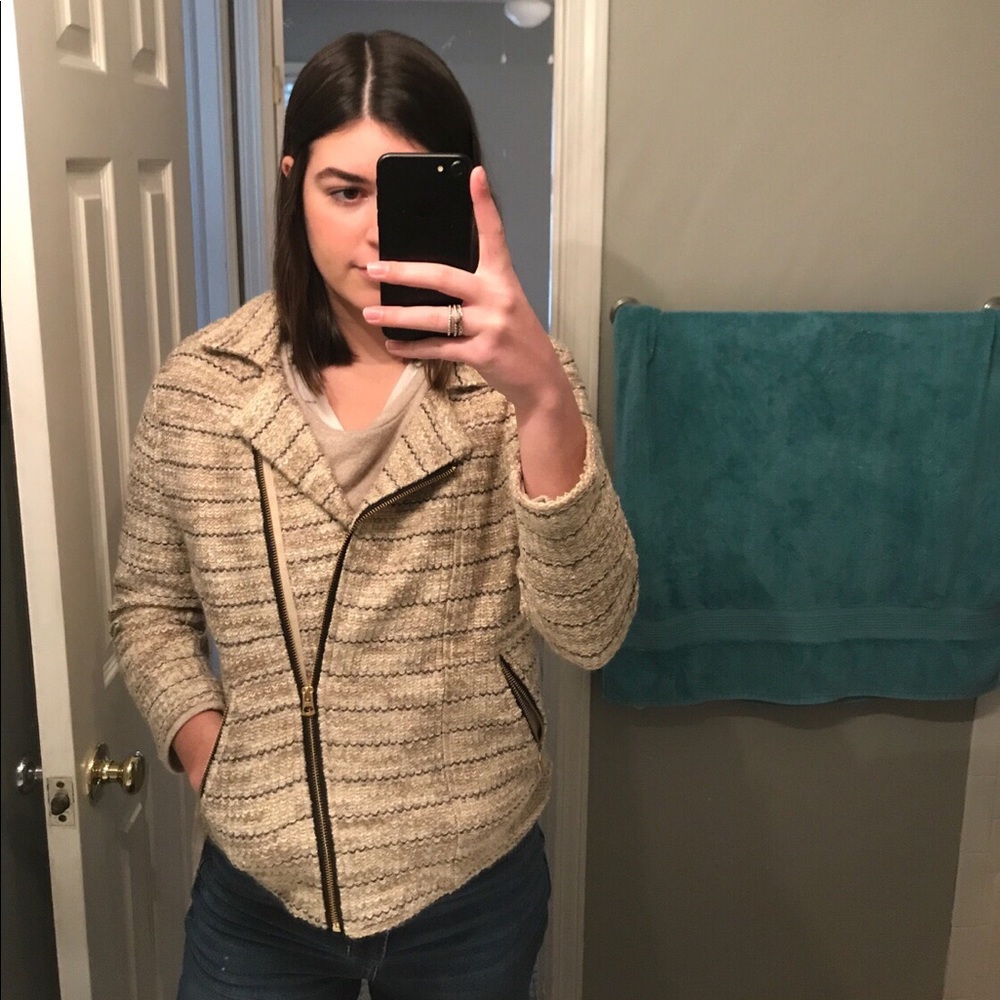 Lucky Brand Tweed Lightweight Jacket